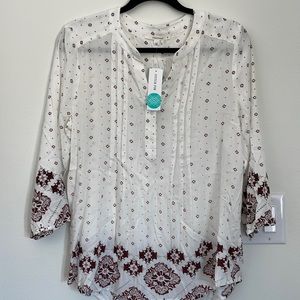 NWT Stitch Fix Fun2Fun Kearney Henley Top